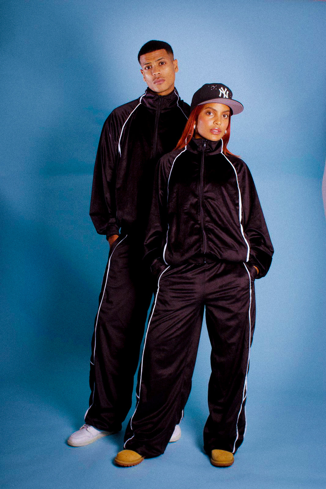 Black Nostalgia 2.0 Velvet Tracksuit Jacket (Unisex)