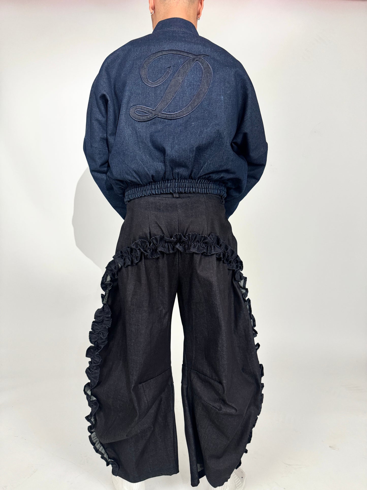 Flight Mode Bomber Jacket - Denim