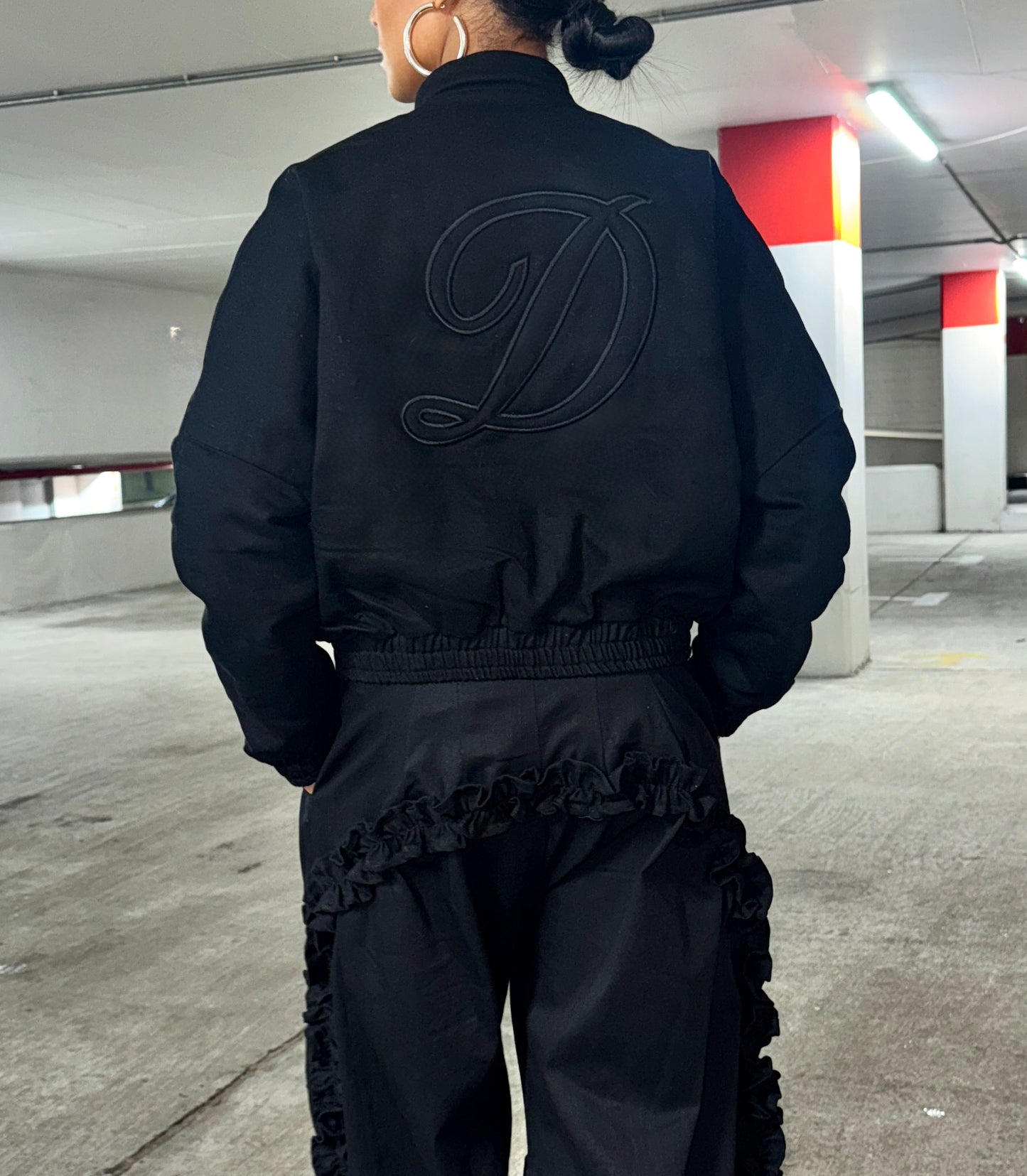Flight Mode Bomber Jacket - Black