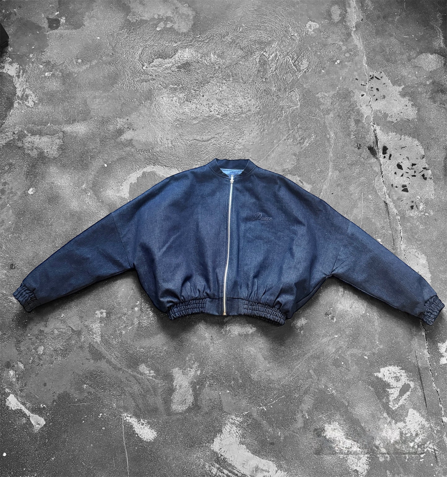 Flight Mode Bomber Jacket - Denim