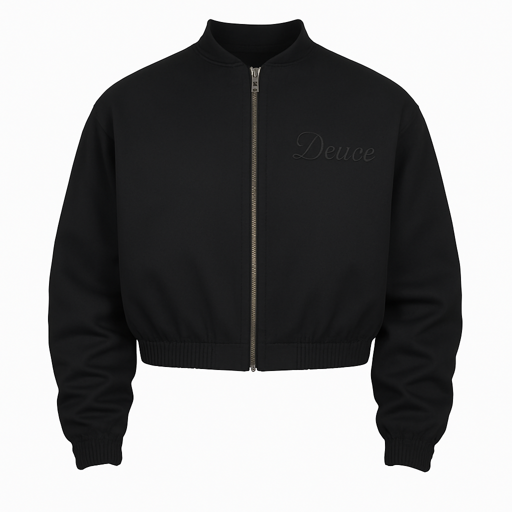 Flight Mode Bomber Jacket - Black
