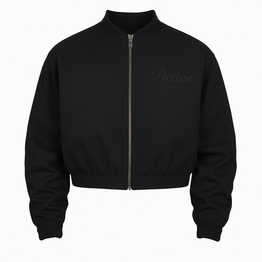 Flight Mode Bomber Jacket - Black